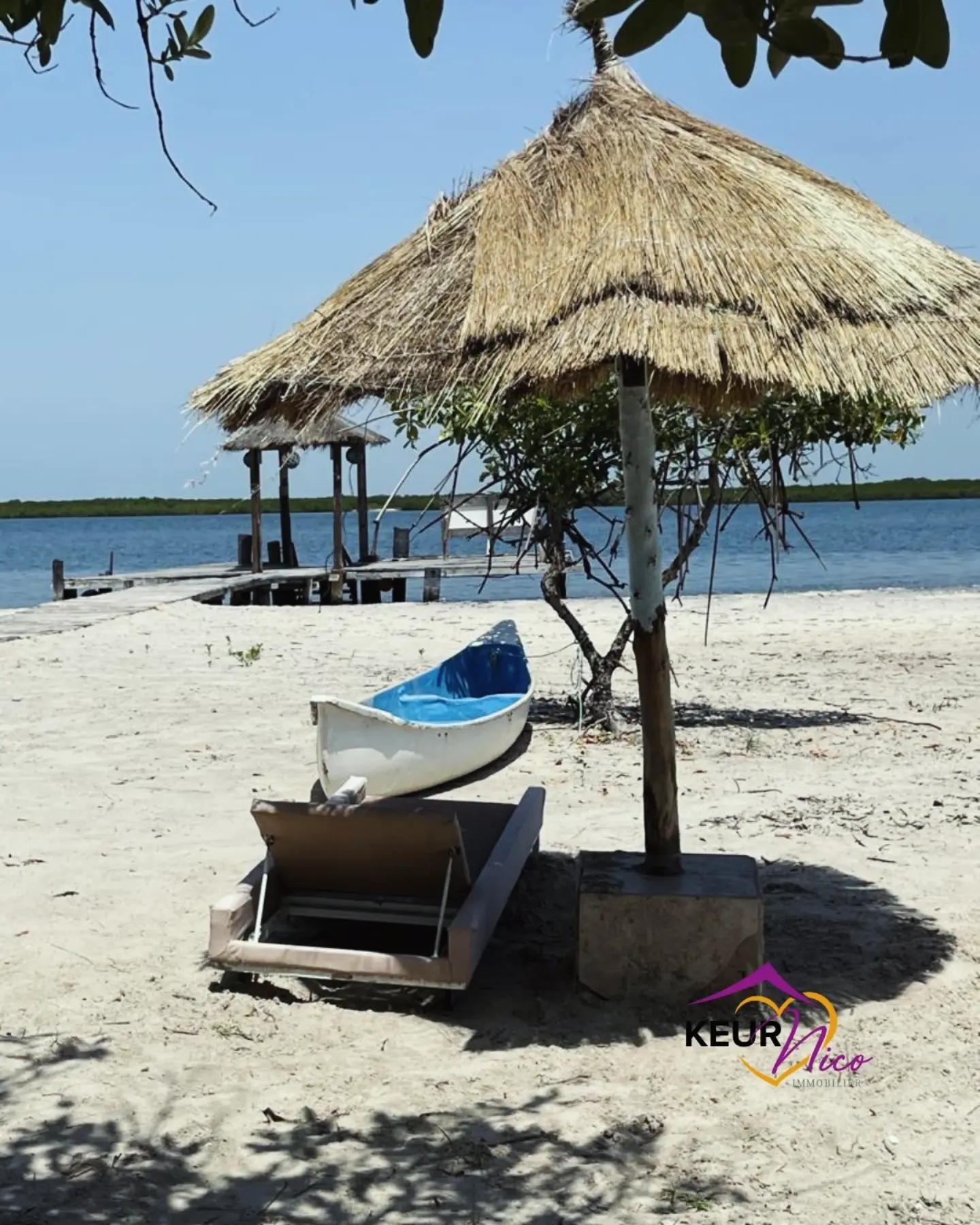 Plage de l'île de Dionewar, Sine Saloum